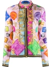 VERSACE BLONDE PERFUME BOTTLE PRINT SHIRT