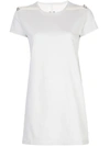 Rick Owens Shoulder Strap Long T-shirt In Grey