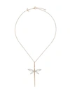 ANAPSARA ANAPSARA 18KT YELLOW GOLD DRAGONFLY DIAMOND NECKLACE