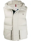 MONCLER LOGO-PRINT PADDED GILET