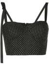 ROSIE ASSOULIN POLKA DOT BUSTIER TOP