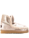 MOU MOU METALLIC ESKIMO BOOTS - 大地色