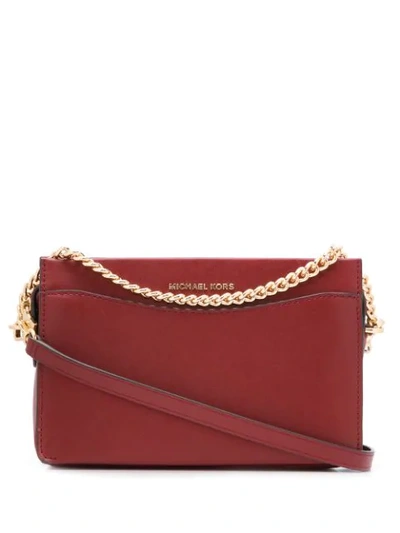 Michael Kors Jet Set Crossbody Bag In 626 Brandy