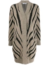 MAX MARA INTARSIA-KNIT CARDIGAN