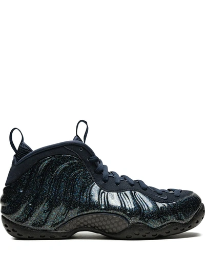 Nike Wmns Air Foamposite One "obsidian Glitter" Sneakers In Black