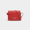 Burberry Small Grace Two-tone Leather Bag In Red