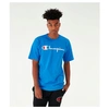 Champion Men's Flocked T-shirt In Blue