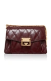 GIVENCHY GV3 SMALL QUILTED LEATHER BAG,674690