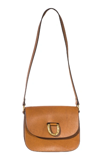 Acheval Pampa Talabartera Large Leather Bag In Brown