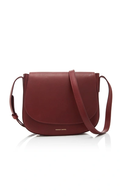 Mansur Gavriel More Of The Double Crossbody In Burgundy