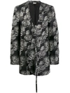 Comme Des Garçons Homme Deux Comme Des Garcons Homme Plus Black Buy Or Die Blazer In Black