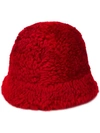HOLLAND & HOLLAND CURVED SHEARLING HAT