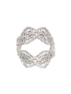 COLETTE 18KT WHITE GOLD FILIGREE DIAMOND RING