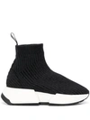 MM6 MAISON MARGIELA LACE-UP RUNNER SNEAKERS