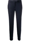 ALBERTO BIANI SLIM-FIT TAILORED TROUSERS