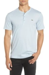 Lacoste Regular Fit Henley T-shirt In Carolina Blue