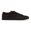 COMMON PROJECTS COMMON PROJECTS SSENSE EXCLUSIVE BLACK SUEDE ACHILLES SNEAKERS