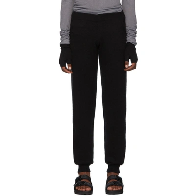 Frenckenberger Black Cashmere Lounge Trousers