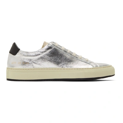 Common Projects 低帮金属感板鞋 In Silver 0509