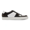 COMMON PROJECTS COMMON PROJECTS BLACK AND WHITE BASKETBALL DUO TONE LOW-TOP SNEAKERS
