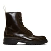 COMMON PROJECTS COMMON PROJECTS BROWN COMBAT BOOTS