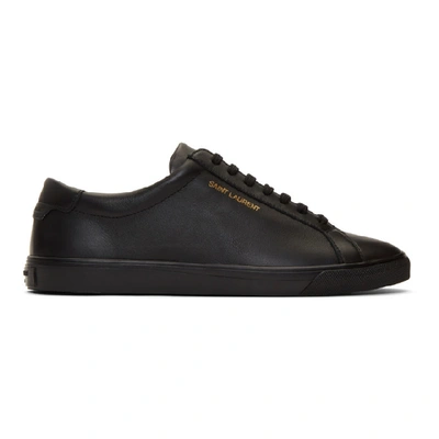 Saint Laurent Black Studded Andy Trainers