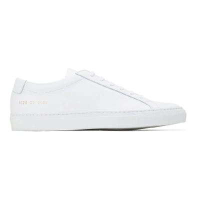 Common Projects 15280506 White Calf Leather - 白色 In White