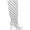 SAKS POTTS SAKS POTTS SSENSE EXCLUSIVE WHITE AND BLACK ECCO EDITION SCULPTED MOTION 75 BOOTS