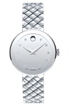 MOVADO SAPPHIRE DIAMOND BRACELET WATCH, 30MM,0607106