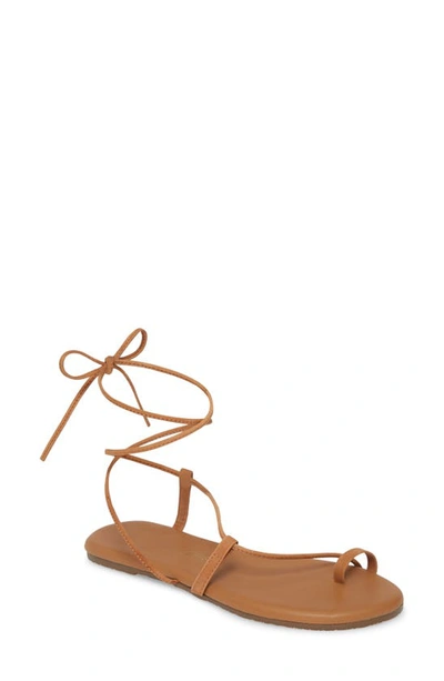 Tkees Jo Suede And Leather Sandals In Beige