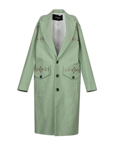 Dsquared2 Coat In Light Green