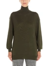 Tom Ford Turtleneck Cashmere And Silk Sweater In Green