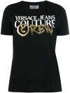 VERSACE JEANS COUTURE LOGO PRINTED T-SHIRT
