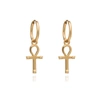 RACHEL JACKSON LONDON Key Of Life Mini Hoops - Gold