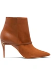 JENNIFER CHAMANDI NICOLÒ 85 SUEDE AND LEATHER ANKLE BOOTS