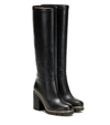 CHARLOTTE OLYMPIA BARBARA LEATHER KNEE-HIGH BOOTS,P00399434