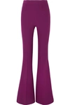 SAFIYAA HALLUANA STRETCH-CREPE FLARED PANTS