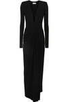 ALEXANDRE VAUTHIER RUCHED STRETCH-JERSEY GOWN