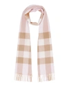 Burberry White Mega Check Cashmere Scarf In Alabaster