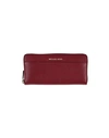 Michael Michael Kors Wallet In Maroon
