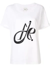 AJE EMBELLISHED FLEUR LOGO T-SHIRT