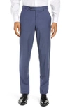 TED BAKER JEROME FLAT FRONT SOLID WOOL DRESS PANTS,TB691069 729