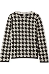 COMME DES GARÇONS COMME DES GARÇONS HOUNDSTOOTH WOOL SWEATER