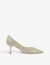 JIMMY CHOO WOMENS MOON SAND LOVE 65 GLITTER COURTS 2,834-10132-J000124187