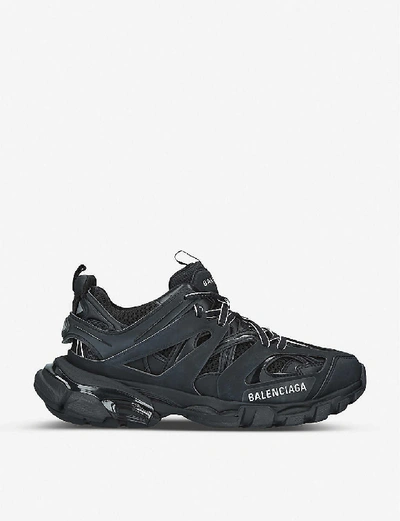 BALENCIAGA WOMENS BALENCIAGA TRACK NYLON AND MESH TRAINERS,22525932