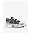 MAISON MARGIELA FUSION LEATHER AND MESH LOW-TOP TRAINERS