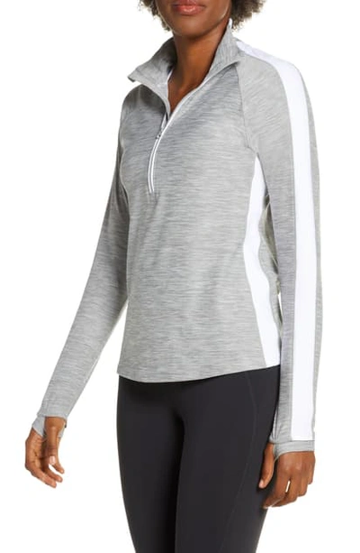 New Balance Transform Half-zip Pullover In Athletic Grey