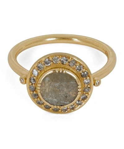 Brooke Gregson Gold Galaxy Diamond Slice Ring