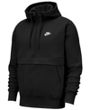 NIKE MEN'S CLUB FLEECE COLORBLOCKED HALF-ZIP HOODIE