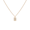 AURATE DIAMOND SIGNET PENDANT